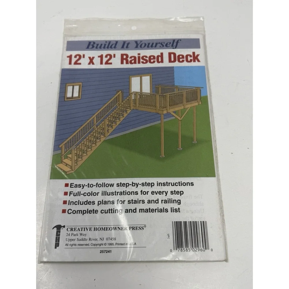 Lot of 7 Vintage‎ DIY Project Plans
